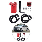 Oil Catch Can Kit 500ml Aluminum Fits for F 150 5.0L 2011-2019 Moulding