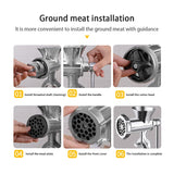 Hand Crank Manual Meat Grinder Alloy Manual Meat Mixer Home Meat Filler Machine Mincer Spices Cutter Kitchen Gadget