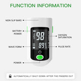 Oximeters Digital Finger Pulse Oximeter Medical Portable Finger blood oxygen saturation Finger SPO2 PR Heart Rate Monitor