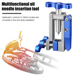 Aluminum Bicycle Needle Tool Driver Hydraulic Disc Brake Hose Cutter Connector Insert Install Multi-function Tool