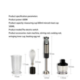 Hand Blender 4 in 1 Portable immersion Blender for Kitchen Food Processor stick with Chopper Whisk Electric Juicer Mixer factory