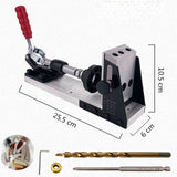 Pocket Hole Jig Kit, Professional and Upgraded All-Metal Pocket Screw Jig