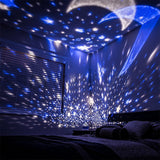 LED Rotierenden Stern Projektor Fernbedienung Neuheit urlaub Beleuchtung Mond Sky Rotation Kinder Kindergarten Nacht Licht Batt