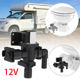 Solenoid Valve Siphon Breaker Accessories Durable for Marine Toilet RV Boat