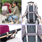 New Diaper Bag Mummy Maternity Backpack Baby Stroller Knapsack Waterproof Handbag Nursing Nappy Rucksack Kid Going Out Bags