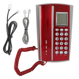 Mini Telephone Landline Phone Desktop Corded Fixed Phone Wall Mounted Telephone with Caller ID Display for Hotel Office Home