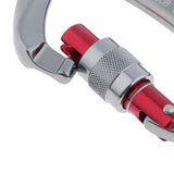 25KN Screwgate Locking Carabiner Rock Tree Climbing Caving Clip Hammock Hook for Exploring Rappelling Rescue Engineering
