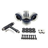 4Pcs Light Up Roller Skate Wheels Luminous Skate Wheels With Bearings T Tool Skateboards Accessories