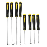 8-Piece Long and Short Hook and Pick Set Durable Extra Long O-Ring and Unloading Seal Craft Hobby Tools