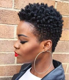 Wig women's short curly hair full top chemical fiber headgear Wig