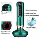 Electric Cupping Therapy Set Rechargeable Cupping Gua Sha Massager Anti Cellulite Beauty Health Body Slimming Scraping Massager