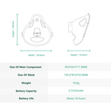Sleep Breathing Monitor with App for iPhone & Android, Track Real-Time Sleep Apnea & Snore Data with Professional Report