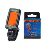 ENO ET-37 Clip-on Guitar Tuner Color Display Digital Guitar Tuner For Acoustic Guitar Bass Ukulele Guitar Parts Accessories