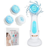 Electric Face Cleaner Facial Cleansing Brush For Exfoliating &amp; Deep Cleaning Spin Brush With 3 Brush Heads Spa Facial Massager