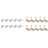 10Pcs 90Degree Right Angle 6.35 mm Mono 2 Pole Jack Plug 6.35mm Guitar Phono Pancake 1/4 Inch Connector