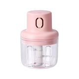 100/250ml Electric Garlic Chopper Vegetable Cutter Slicer Garlic Mud Masher Chopper Cutting Pressing Mixer Food Kitchen Accessor