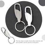 4Pcs Key Buckles Bag Hanging Adorns Key Rings Waist Belt Buckles Key Pendants men's car key chain household hook Accessories
