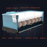 20-66 Eggs Incubator Brooder Bionic Waterbed Design Goose Duck Quail Pigeon Poultry Brooder Automatic Farm Hatchery Tool