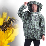 Beekeeping Clothing Professional Veil Camouflage Unisex Home Supplies Protective Suit Apiculture Anti Bee Summer Farm With Hood