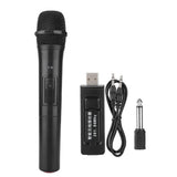 Microphone UHF Wireless Handheld Microphones Audio Amplifier Microphone With USB Receiver For Karaoke Church Performance