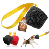 Interactive Dog Ball Toy Large Dogs Bite Training Tugs Pillow Nylon Rope Handle Pet Chewing Ball Toys For Agility Equipment