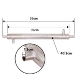 Cooler Distiller Moonshine Condenser Stainless External Cooling Pipe Tube for Home Brewery Vodka Whisky Wine Maker