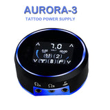 Upgrade Tattoo Power Supply Machine Tattoo Aurora 3 Colorful Rotary Gun Tattoo Pen TFT Touch Screen Tattoo Battery Supplies NEW