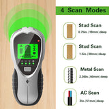 Stud Finder Wall Scanner 4-in-1 Wall Metal Detector For Metal Wires Detection LCD Display Wood Finder Cable Wires Depth Tracker