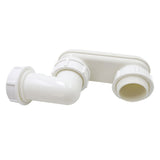 NEW Bathtub and shower room trap,Pure white deodorant drainage elbow,Bathroom accessories, perfect fit