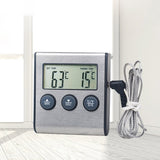 2022.Tp700 Digital Remote Wireless Food Kitchen Oven Thermometer Probe For BBQ Grill Oven Meat Timer Temperature Manually Set