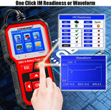 KW681 2 in 1 Car Diagnostic Scanner Automotive  6-12V  Battery Alternator Load Tester Check Engine Code Reader Scan Tools