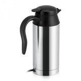 12V 750ml Vehicular Kettle Car Electric Pot Stainless Steel Coffee Mug With Cigarette Lighter Auto Accessories Coffee Kettle