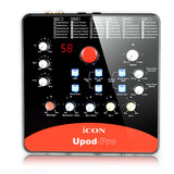 TAKSTAR SM-18 And ICON Upod Pro Condenser Microphone &amp; USB Audio Interface Sound Card Kit , For Live Broadcast/Studio Recording