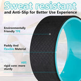 Yoga Wheel Set 3 Pack,Back Roller For Muscle Relaxation &amp; Stretches, Yoga Prop Wheels For Strength&amp;Flexibility