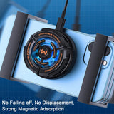 Cx02 Mobile Phone Wireless Charging Cooling Fan Seconds Cold Semiconductor Ice Snow Mobile Phone Radiator Cooler Fan