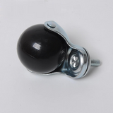 Caster wheel 4pcs 1/2 Inch Swivel Caster Threaded Castor Wheel for Trolley Furniture rubber wheel