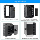 Anti-Theft Video Doorbell Mount For Ring Video Doorbell , Doorbell Camera Holder For Home Video Doorbell Accessories