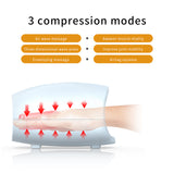 Heated Hand Massager Physiotherapy Equipment Pressotherapy Palm Massage Device Air Compression Finger Massager Apparatus