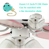 3Pcs ZE-268S6 Ceiling Fan Switch 3 Speed 4 Wire For Ceiling Fans And Wall Lights Pull Chain Switch Replacement Bronze