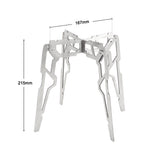 Detachable Camping Pot Support Outdoor Pot Bracket AntiSlip Stainless Steel Rack for Pot and Pan Outdoor Cooking Accessroy