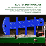 Accessories Caliper Portable Tool Router Depth Gauge Aluminum Alloy Table Saw Depth Gauge Measurement Height Limit Tools