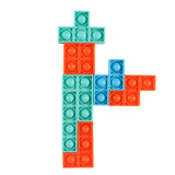 Fidget Toy Anti-stress Puzzle Shape Bubble Sensory Stress Relief Toy Autism Special Needs Decompression Relax Pressure