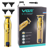Professional combo kit hair clipper electric hair trimmer for men rechargeable beard hair cutting machine haircut metal handle