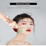 Anti-Aging Natural Serpentine Jade Roller and Guasha Sets Facial Body Slimming Beauty Tool for Man Women Massage Spa Health Care