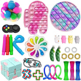 30PC Cheap Fidget Toys Anti Stress Set Strings Relief Pack Gift for Adults Children Figet Sensory Squishy Relief Antistress 2021