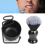 1Set/4Pc Men's Shaving Razor /Brush Stand Shaver Stainless Steel Holder Stand Kit