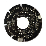 Infrared light board 36 LEDs 850nm for 60 bolt Camera DC12V 250mA 3W night vision distance 20-30 meters light board