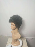 Wig women small curly hair wig chemical fiber headgear