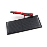 Solar Panel 5.5V 0.38W 70mA with extend cable Polycrystalline Solar Cells Standard Epoxy DIY Battery Charge Module 30cm wire