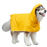 Pet Large Dog Raincoat Outdoor Waterproof Clothes Hooded Jumpsuit Cloak For Small Big Dogs Overalls Rain Coat pet supplies